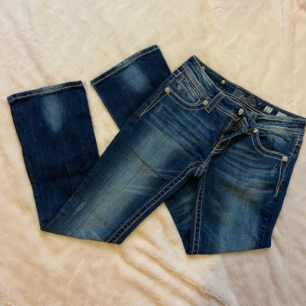 Buckle Miss Me Jeans 27 short boot western cowgirl - Picture 2 of 6